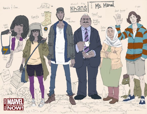 Comic book fans meet Ms. Marvel, Marvel Comic's first Muslim-American superhero. Kamala Khan, a fictional New Jersey teenager, transforms into ... Comic book fans meet Ms. Marvel, Marvel Comic's first Muslim-American superhero. Kamala Khan, a fictional New Jersey teenager, transforms into ...