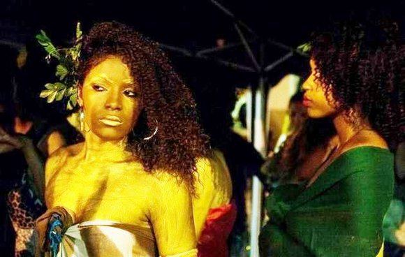 Some 40 black models, most of them women, staged a topless protest in Rio de Janeiro against the low presence ... Some 40 black models, most of them women, staged a topless protest in Rio de Janeiro against the low presence ...