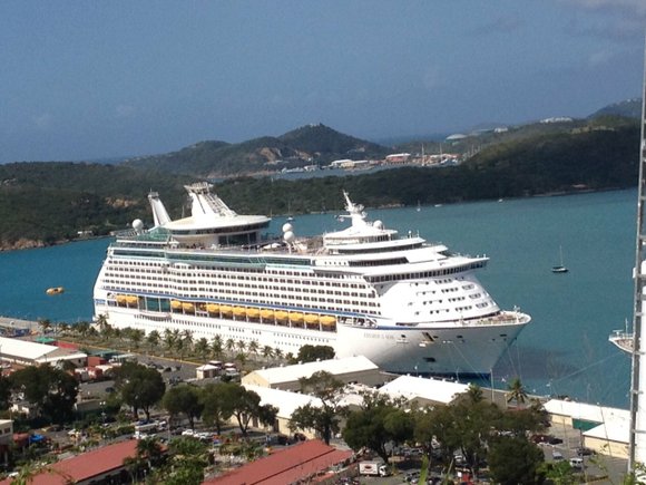 The ill-fated Royal Caribbean cruise ship returned home Wednesday with an ignoble mark on it. Nearly 700 crew and passengers ... The ill-fated Royal Caribbean cruise ship returned home Wednesday with an ignoble mark on it. Nearly 700 crew and passengers ...