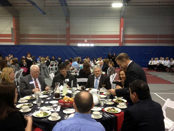 In an auditorium packed with fellow mayors, state, county, local elected officials, educators, business owners and other dignitaries, Romeoville Mayor ... In an auditorium packed with fellow mayors, state, county, local elected officials, educators, business owners and other dignitaries, Romeoville Mayor ...