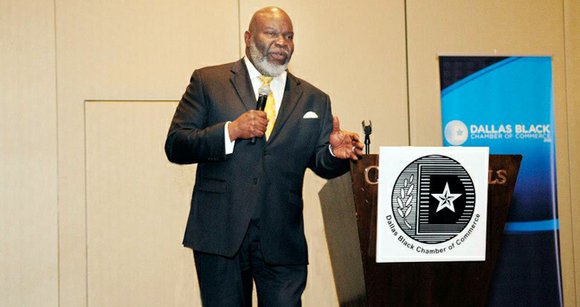 “Ninety-five percent of all Black-owned businesses in Texas are small with no paid employees other than the owner,” Jakes voiced ... “Ninety-five percent of all Black-owned businesses in Texas are small with no paid employees other than the owner,” Jakes voiced ...