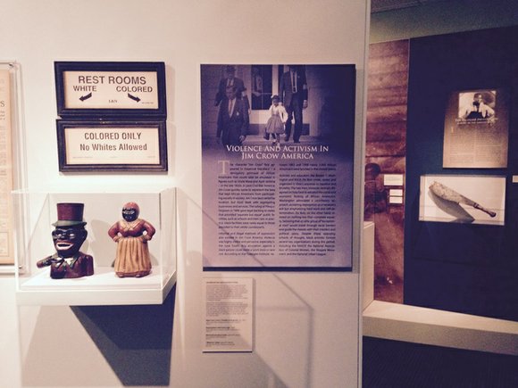 Portions of a life-sized wooden slave ship, a jacket belonging to the late activist Fred Hampton, of the Black Panther ... Portions of a life-sized wooden slave ship, a jacket belonging to the late activist Fred Hampton, of the Black Panther ...