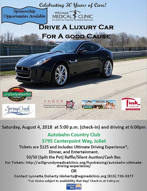 drive a luxury car for a good cause
