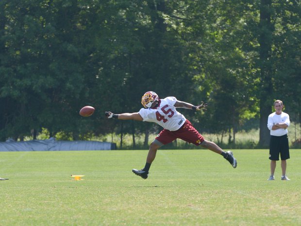 Redskins training in Asburn, Va.
Thursday, May 30, 2013