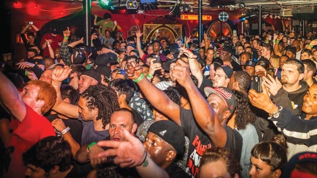 Prodigy of Mobb Deep performing their classic hip hop hits last Friday night as the crowd at Middle East in Cambridge enjoyed every minute.
