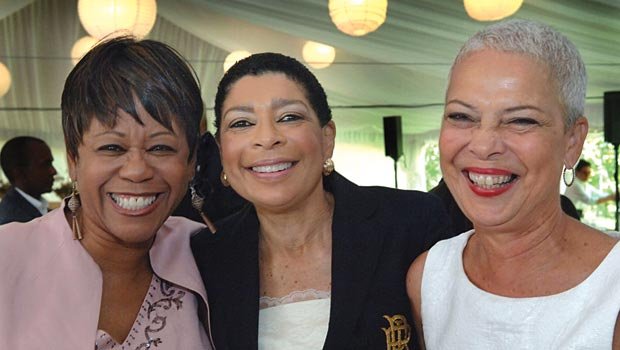 Celebrating 25 years of history at The Partnership’s three day leadership conference on Martha’s Vineyard are the women who have led the organization as President & CEO: (L-R) immediate past president, Dr Beverly Edgehill; current president, Carol Fulp; and founding president, Benaree Wiley. The Partnership is an organization dedicated to leadership development for professionals of color.