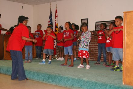 The Cedar Morris Hill Youth Choir performed at the Cedar Morris Hll Neighborhood Community Day event held June 8, 2013