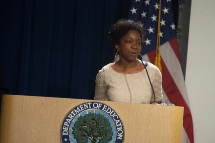 White House Office of Public Engagement representative Heather Foster