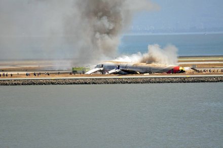 Asiana Airlines Flight 214, a Boeing 777 crashed Saturday, July 6, 2013 on approach to San Francisco International Airport. Two died on scene and 182 were hospitalized.