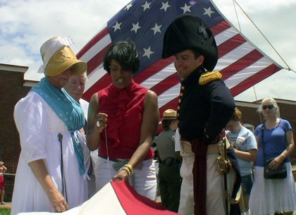 At a celebration at Ft. McHenry National Monument and Shrine on July 4, 2013 The Maryland Historical Society (MdHS) began ... At a celebration at Ft. McHenry National Monument and Shrine on July 4, 2013 The Maryland Historical Society (MdHS) began ...