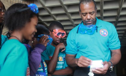 Eighteen years ago, Dr. Bernard Harris, Jr., made history as the first black astronaut to walk in space. Eighteen years ago, Dr. Bernard Harris, Jr., made history as the first black astronaut to walk in space.