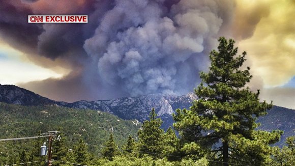 California fire torches almost 20,000 acres, threatens thousands of homes
It's already torched more than 30 square miles, but a massive mountain fire in southern California is nowhere near under control. The blaze, near Idyllwild and Fern Valley, prompted an evacuation order for about 6,000 residents, Forest Service spokeswoman Melody Lardner said. More than 4,000 homes are threatened by the fire.