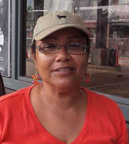 Yes. I don’t think black people can get a fair trial. Zimmerman was a known racist. It’s really sad. We’re going back to the old days, before the Civil Rights Movement.
— Corrine Walker, Teacher, Roslindale