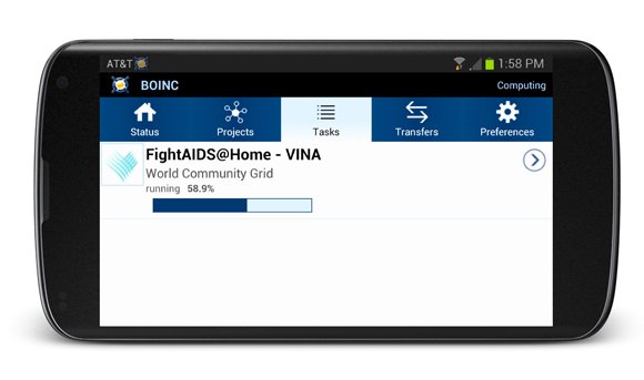 When you're not using your smartphone, scientists can now use it to fight AIDS. When you're not using your smartphone, scientists can now use it to fight AIDS.
