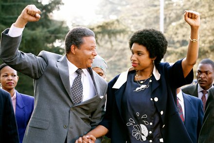 Terrence Howard and Jennifer Hudson star in "Winnie Mandela."