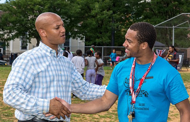 John Barros stopped by the Dudley Street Neighborhood Initiative’s 25th Multicultural Festival on Saturday. Barros spoke with residents about the need to ensure we have safe and clean open space throughout the city to host events like the festival.