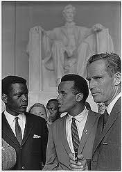 Sidney Poitier at the 1963 March on Washington