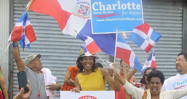 Charlotte Golar Richie at the Dominican Day Parade.