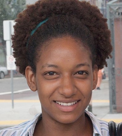 I guess we’ve come pretty far. But there’s still a ways to go. I major in mechanical engineering. People say, “You’re a black female — good luck.” What do they mean by that? It’s like I’m not supposed to be doing this.
— Renee Baxter, Student, Roxbury