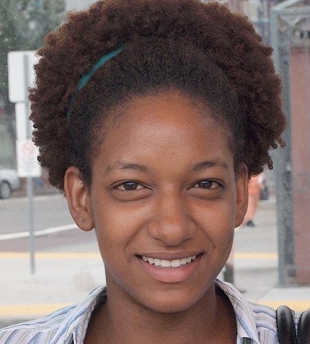 I guess we’ve come pretty far. But there’s still a ways to go. I major in mechanical engineering. People say, “You’re a black female — good luck.” What do they mean by that? It’s like I’m not supposed to be doing this.
— Renee Baxter, Student, Roxbury