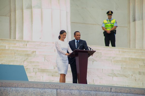 Soledad O'Brien and Hill Harper
