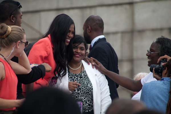 Omarosa Manigault and Minyon Moore