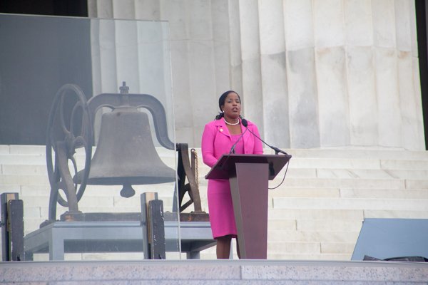 Rev. Roslyn Brock, chairman of the NAACP