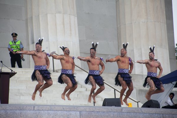 Maori Haka performance from Destiny Church, New Zealand