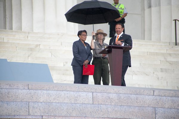 Congresswoman Marcia Fudge (D-OH-11th District) and Marc Morial, president and CEO of the National Urban League