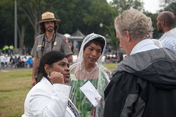 Minyon Moore with Angela Bassett