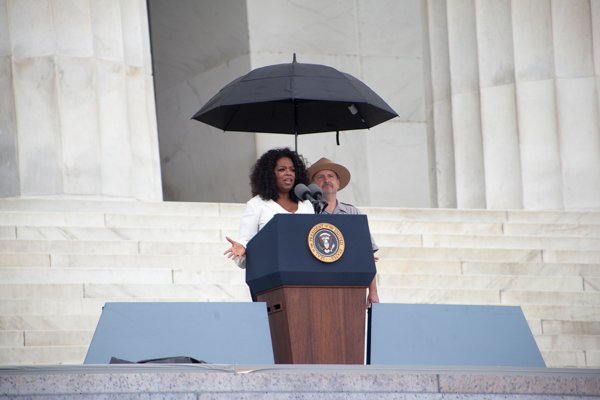 Oprah Winfrey speaks