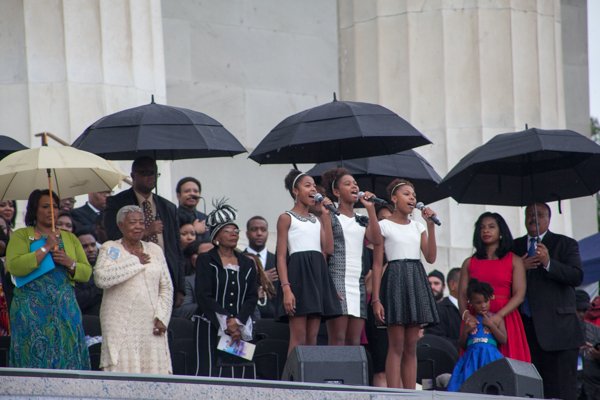 Identity4Pop performs "The Star Spangled Banner"