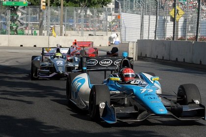 A car racing in the Baltimore Grand Prix 2013