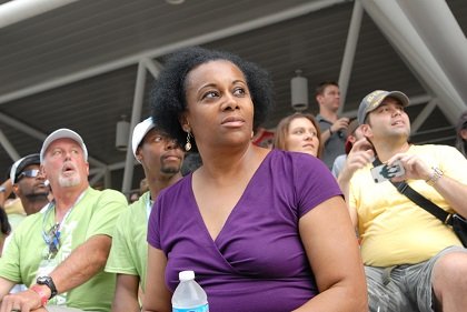 Angela Peele from Charlotte North Carolina was in Baltimore visiting her family, and decided to attend the Grand Prix.