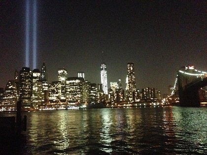 A bell tolled, ground zero fell silent. A bell tolled, ground zero fell silent.