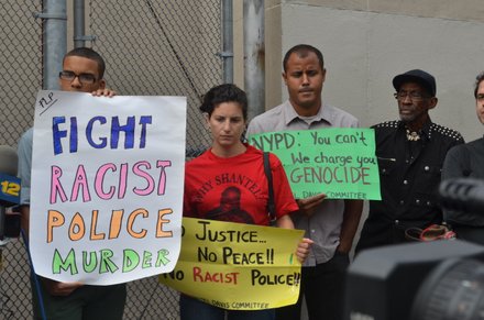Supports at the rally