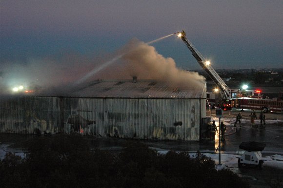 A business jet crashed into a hangar at the Santa Monica Airport on Sunday. No one survived the crash and ... A business jet crashed into a hangar at the Santa Monica Airport on Sunday. No one survived the crash and ...