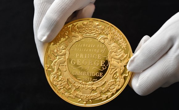 Special coins designed to mark the christening later this month of Prince George, the baby son of Prince William and ... Special coins designed to mark the christening later this month of Prince George, the baby son of Prince William and ...