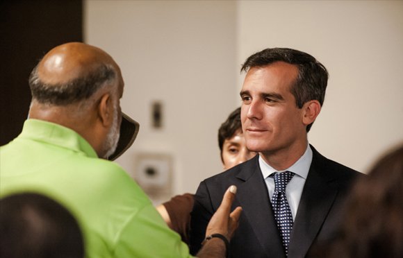 Mayor Eric Garcetti will meet one-on-one with South Los Angeles constituents during his latest office hours session this Friday. Mayor Eric Garcetti will meet one-on-one with South Los Angeles constituents during his latest office hours session this Friday.