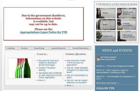 The Congressional stalemate has claimed its latest casualty: beer. The craft beer industry is overseen by the Alcohol, Tobacco Tax ... The Congressional stalemate has claimed its latest casualty: beer. The craft beer industry is overseen by the Alcohol, Tobacco Tax ...