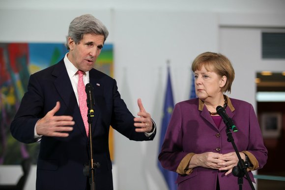 Germany has information that the United States might have monitored Chancellor Angela Merkel's cell phone, a German government spokesman said ... Germany has information that the United States might have monitored Chancellor Angela Merkel's cell phone, a German government spokesman said ...