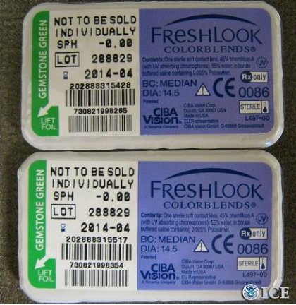 With Halloween rapidly approaching, federal officials are warning the public about the dangers associated with counterfeit decorative contact lenses. Decorative ... With Halloween rapidly approaching, federal officials are warning the public about the dangers associated with counterfeit decorative contact lenses. Decorative ...