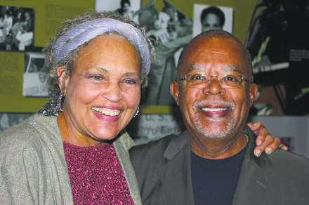 Charlayne Hunter-Gault and Henry Louis Gates Jr. during the filming of “The African Americans: Many Rivers to Cross with Henry Louis Gates Jr.” (Hazel Gurland photo)