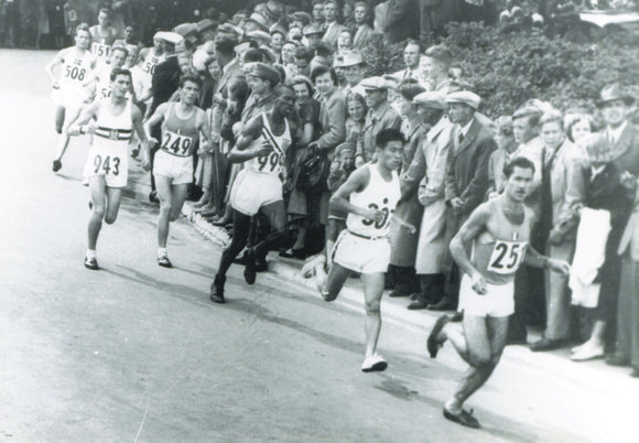 In 1952 in Helsinki, Corbitt became the first African-American to represent the U.S. in the Olympic Marathon In 1952 in Helsinki, Corbitt became the first African-American to represent the U.S. in the Olympic Marathon