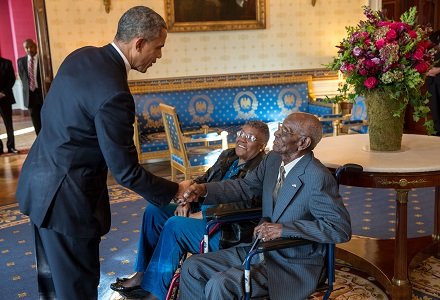 At 107 years old, World War II veteran Richard Overton credits God for his longevity. At 107 years old, World War II veteran Richard Overton credits God for his longevity.