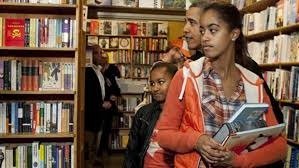 President Obama and his daughters Malia and Sasha helped support small businesses on Saturday, Nov. 30 by shopping at a ... President Obama and his daughters Malia and Sasha helped support small businesses on Saturday, Nov. 30 by shopping at a ...
