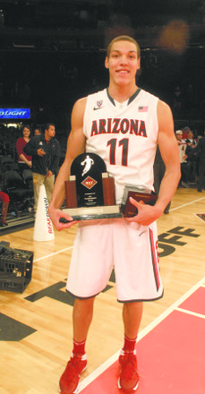 Arizona’s Aaron Gordon was named to the NIT’s all-tournament team.