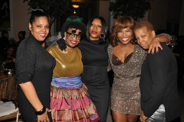 Mona Scott-Young and friends.