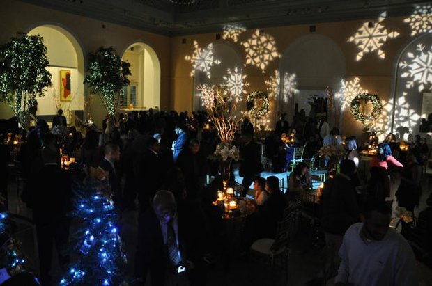 Scene at the Newark Museum.