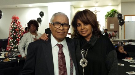 Judge Raymond Bolden and his wife Debbie take a moment at the celebration.